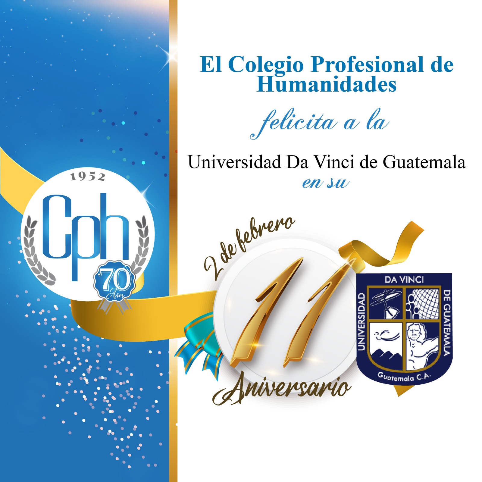 Universidad Da Vinci de Guatemala 11 Aniversario