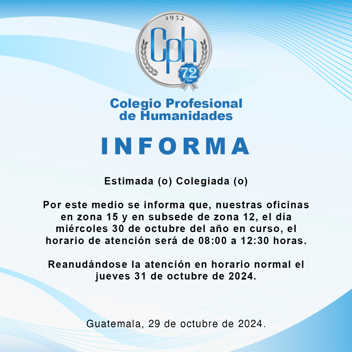 Comunicado Importante