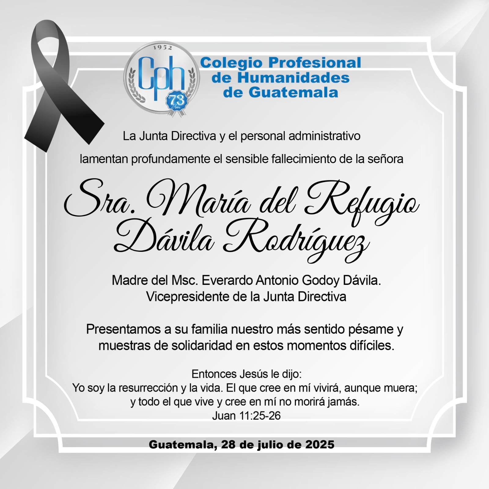 Nota de duelo