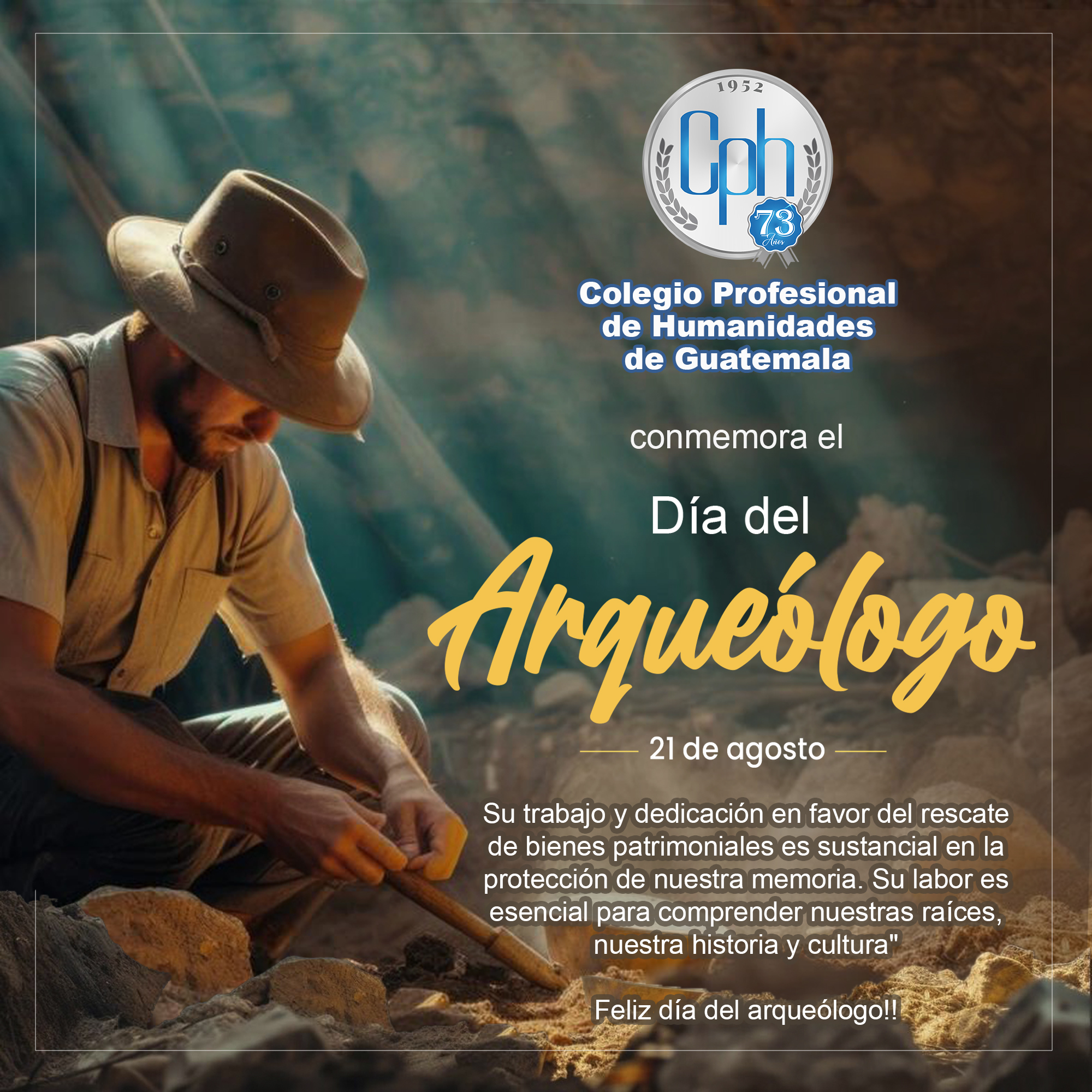 21 de agosto | Día del Arqueólogo