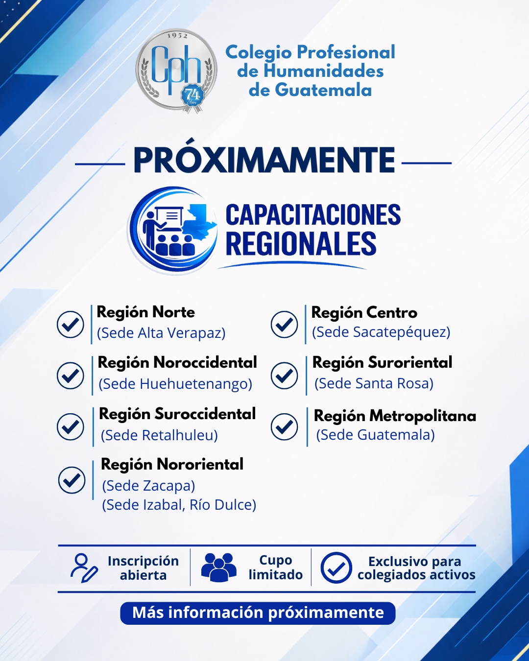 Próximamente | Capacitaciones Regionales 2026